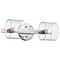 Nuvo Marlowe - 2 Light Vanity - Polished Nickel with Clear Glass 60/8072 - alternate 4